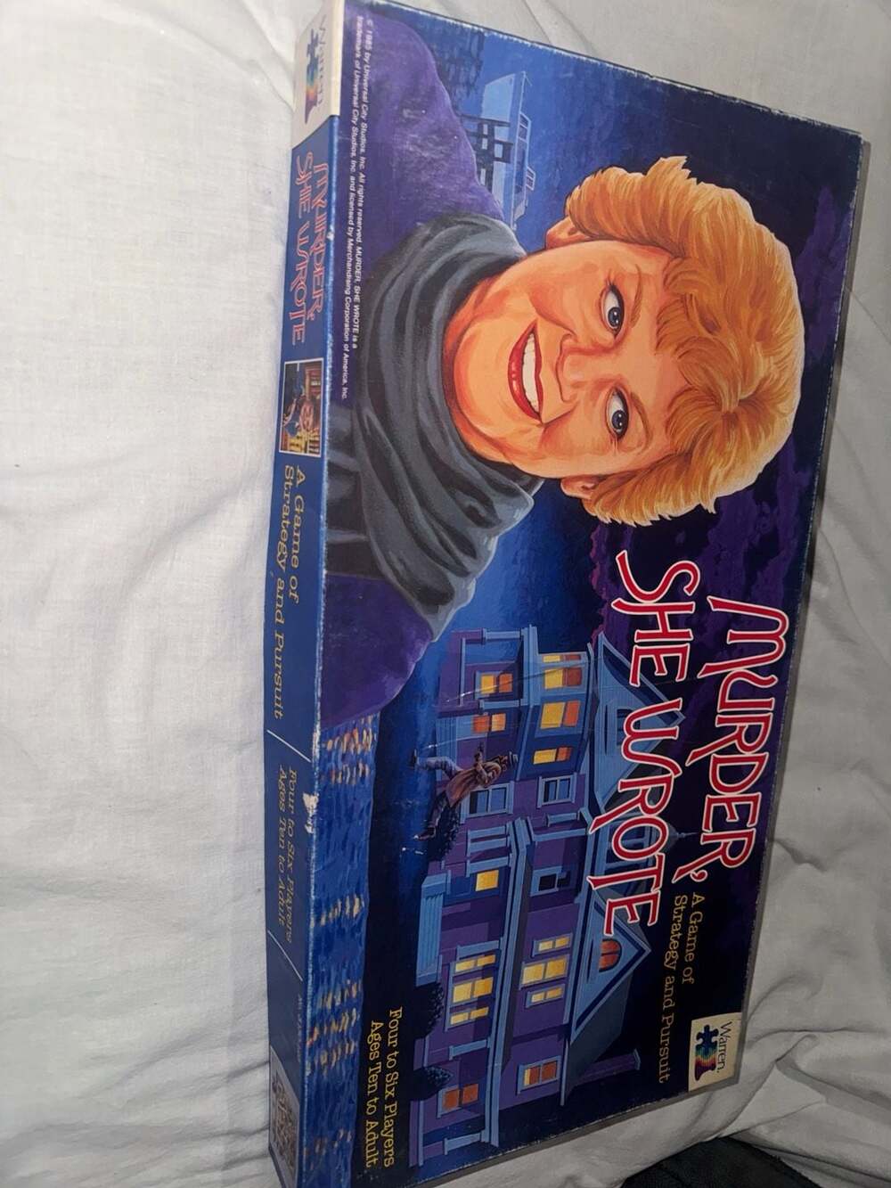Murder She Wrote Board Game 1985 Warren Vintage Strategy Pursuit